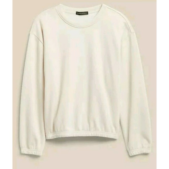 BANANA REPUBLIC Women Cozy Velour-Lined Bubble-Sleeve Sweatshirt Sz XXL … - Picture 3 of 3